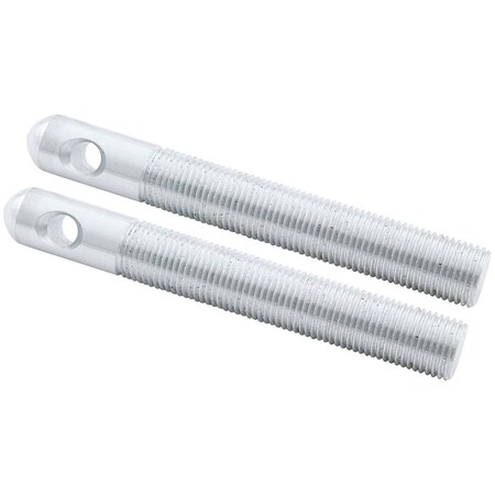 Allstar Performance 0.5 in. Dia. Replacement Aluminum Hood Pins; Silver, 2PK ALL18507